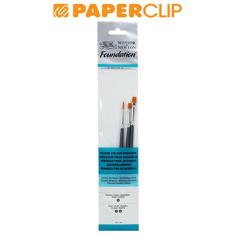 

KUAS LUKIS WINSOR & NEWTON FOUNDATION SET 3 MIX GOLDEN BRUSH 5295012
