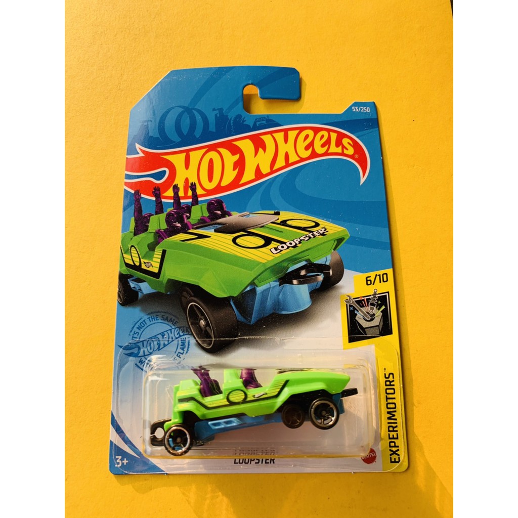 HOT WHEELS HOTWHEELS LOOPSTER HIJAU EXPERIMOTORS LOT K 2021 DIECAST MOBIL HOTWILS LANGKA TRACK MURAH