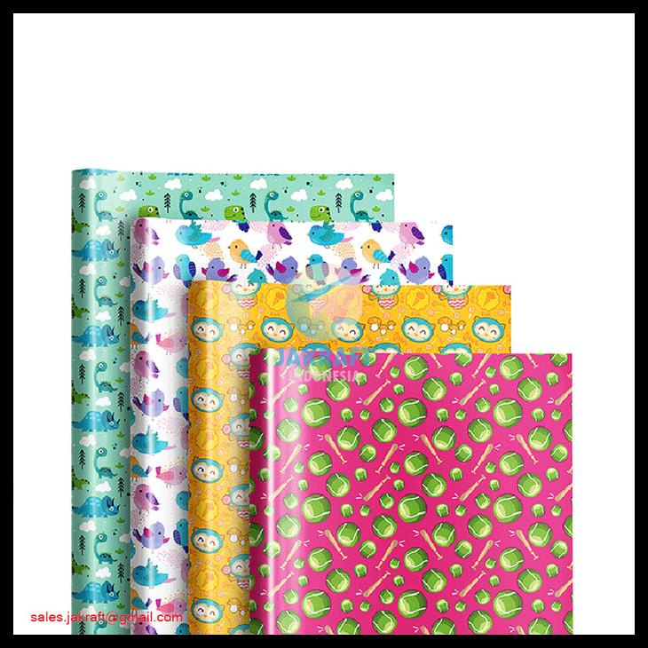 

Grosir! Kertas Kado Lucu Sinar Dunia Per 50 Sidu Gift Wrap Mix Random Kode 1317