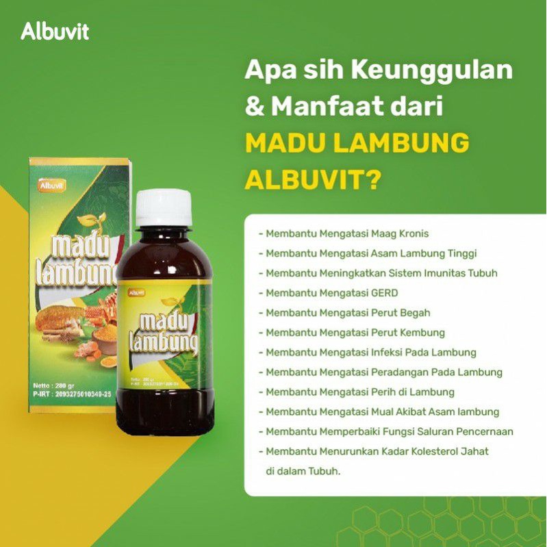 

Albuvit Madu Lambung