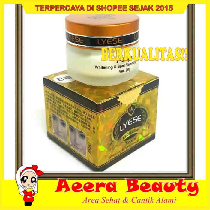 GRATIS ONGKIR CREAM LYESE NIGHT / LYESSE NIGHT AK0292