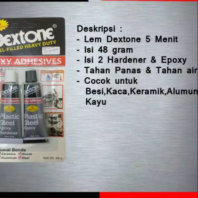 

Lem dexton 5 menit