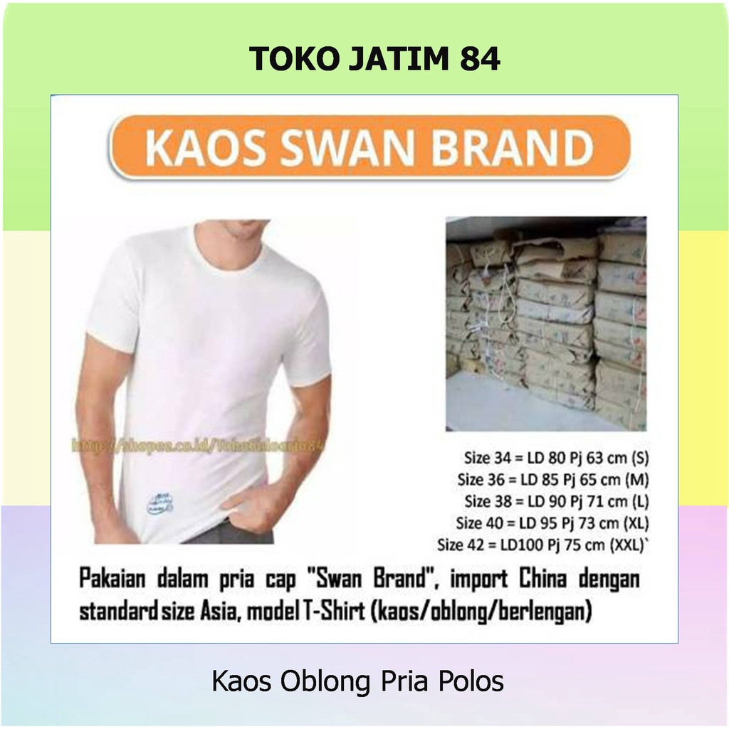 Kaos Oblongt Pria Polos Putih Jumbo Besar Dewasa Pakaian Dalam Swand Swands Brand Dewasa  Murah oblongswanbrand oblongswanbrandmurah oblongkaoscowok kaosoblongputih kaosoblongdewasa kaosoblongdewasajogja kaosoblongdewasamurah kaosoblongpria