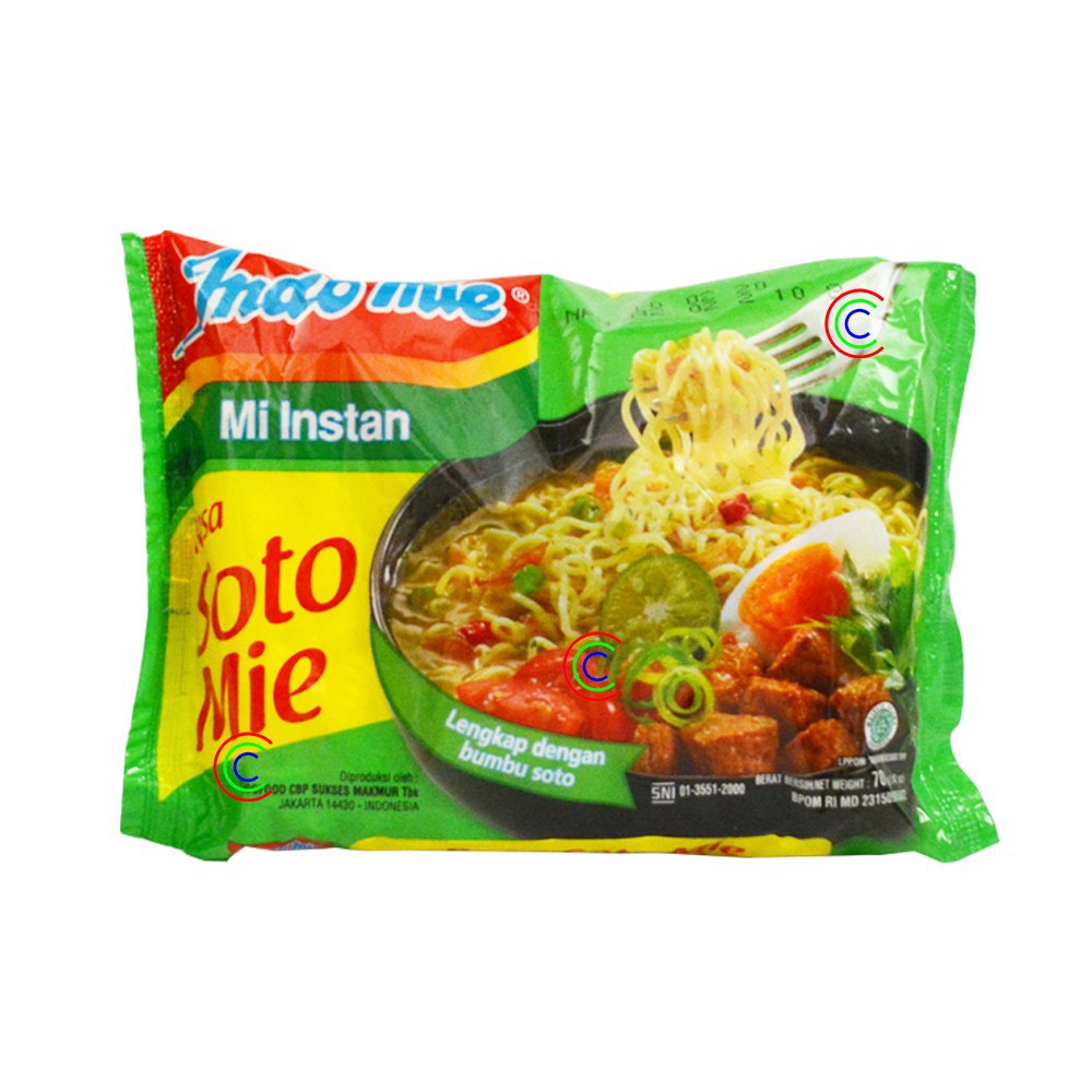 

Indomie Rasa Soto Mie Instan Kuah