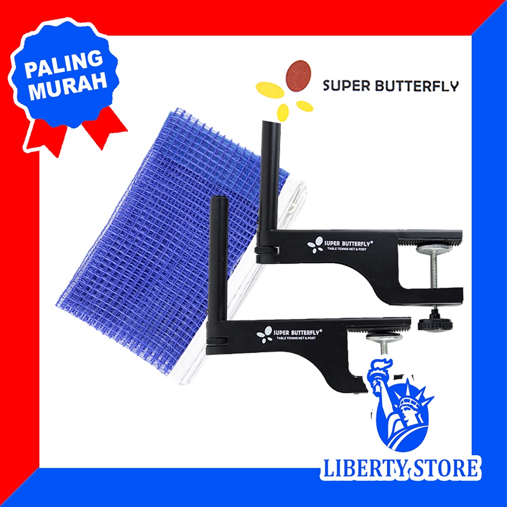 Net Pingpong + Tiang Original SPR BTTRFLY B103 TERBARU BERKUALITAS