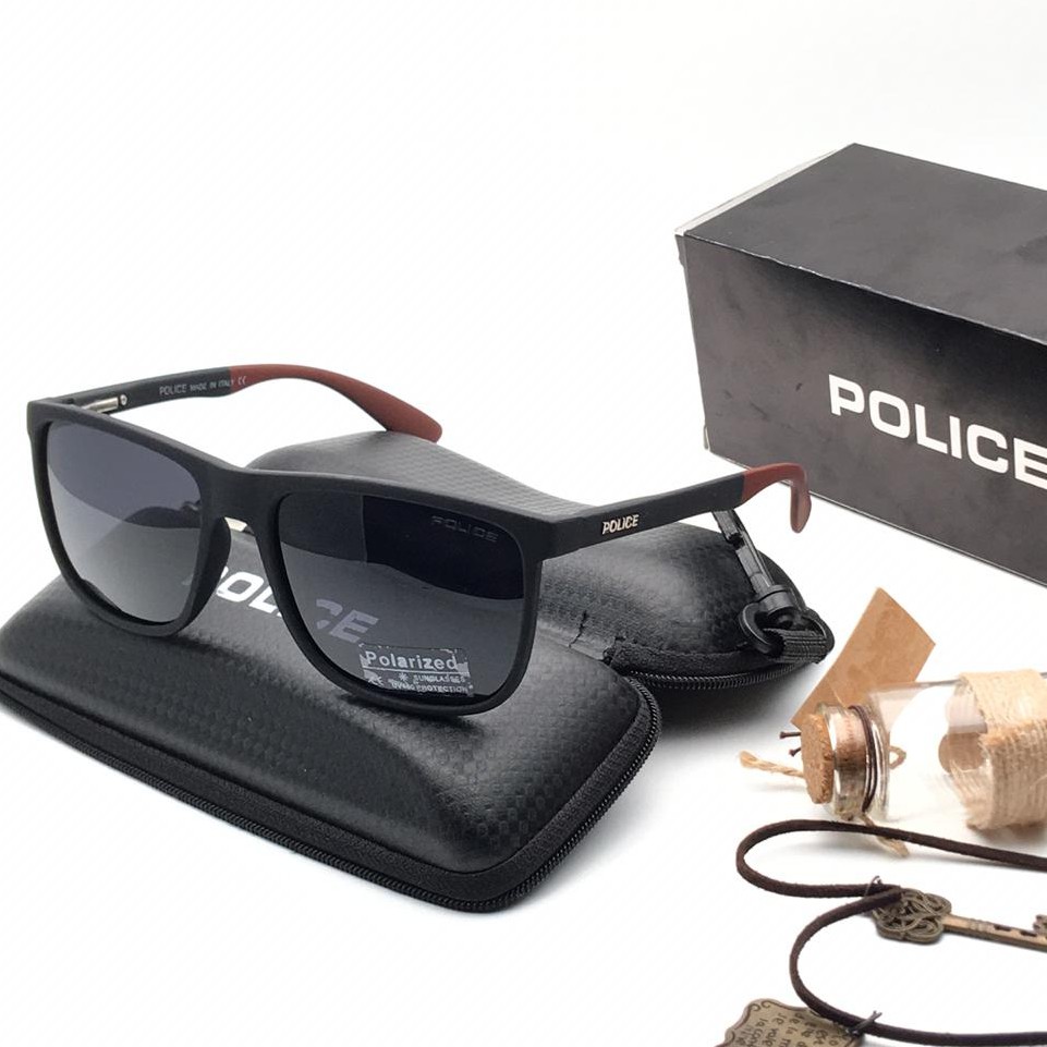 Sunglass Kacamata Sepeda Pria - Police A1043 Lensa Anti Radiasi Termurah