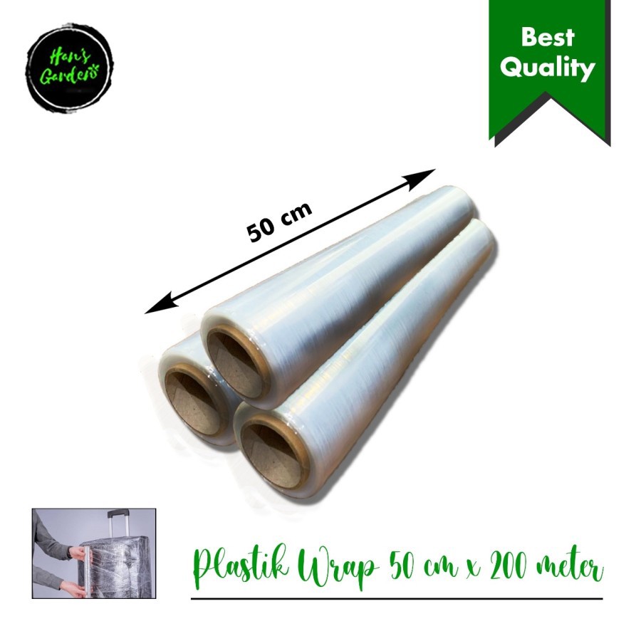 Plastik warp grafting tape stek Okulasi wrapping 50 cm x 200 m