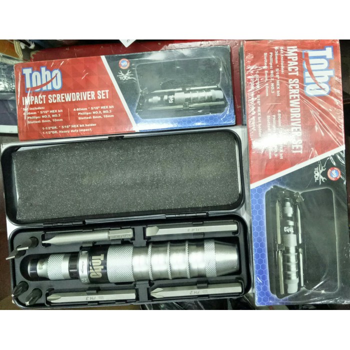 PROMO MUURAAHH Obeng ketok Toho Impact screwdriver set