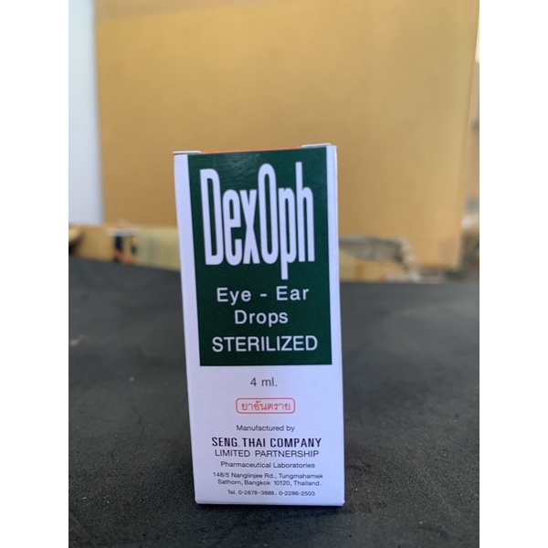 Dexoph obat tetes mata dan telinga ayam (100% original thailand)