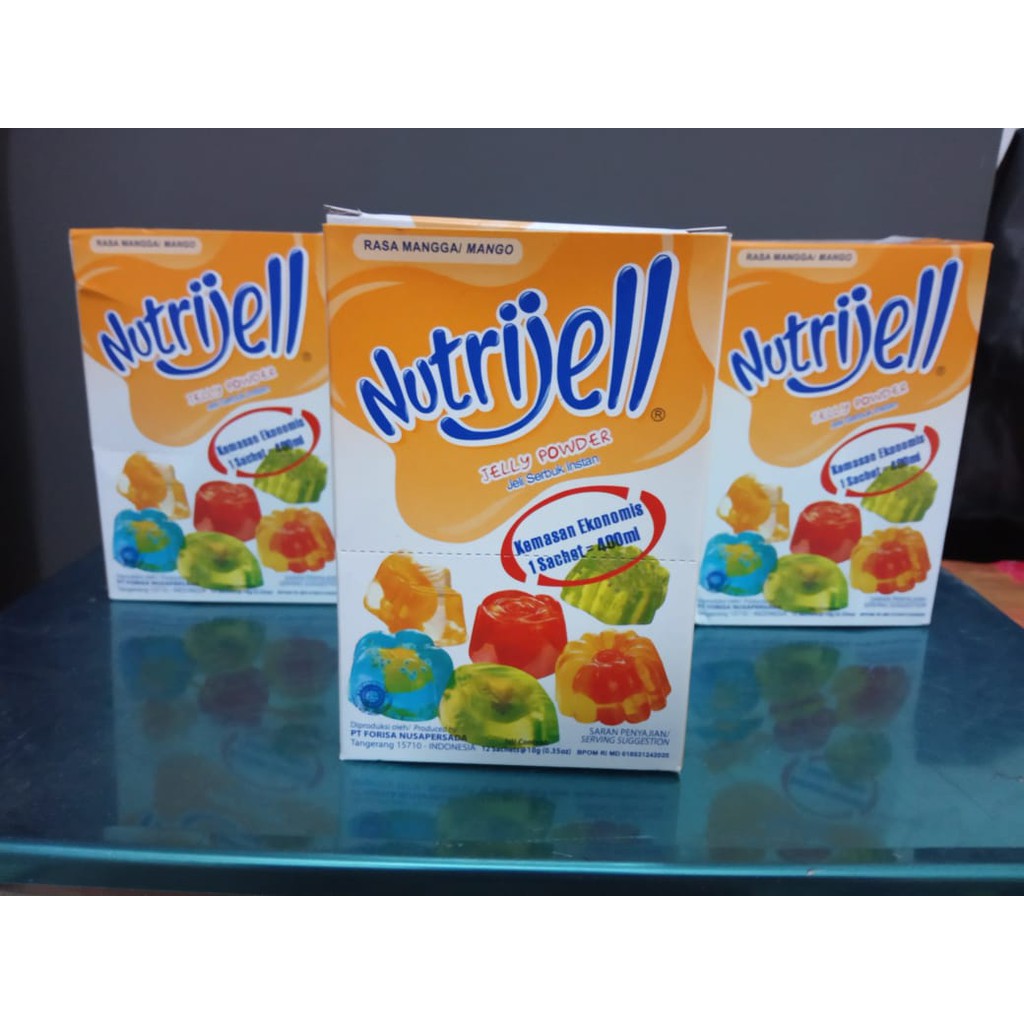 POTONGAN HARGA!!! NUTRIJELL JELLY POWDER AGAR RASA MANGGA