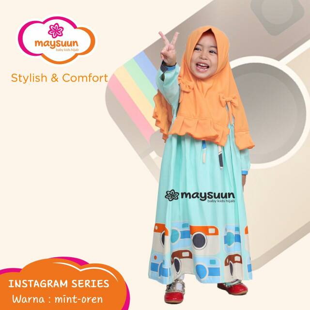 Gamis MAYSUUN /gamis anak/maysuun baby kids hijab