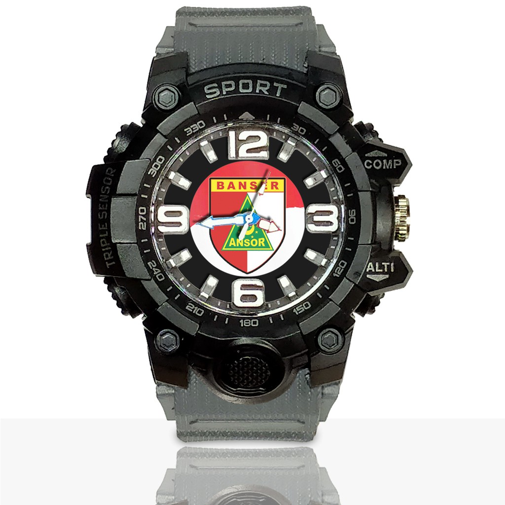 Jam Tangan Custom BANSER - ANSOR Ruber- Water Resistant