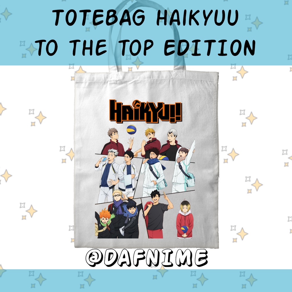 TOTEBAG ANIME HAIKYUU ANIME EDITION