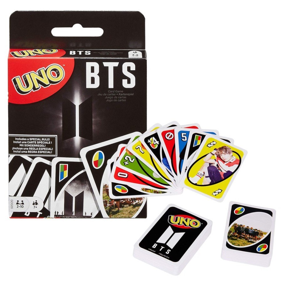 Mainan Kartu Uno BTS KPOP BT21 Uno Card