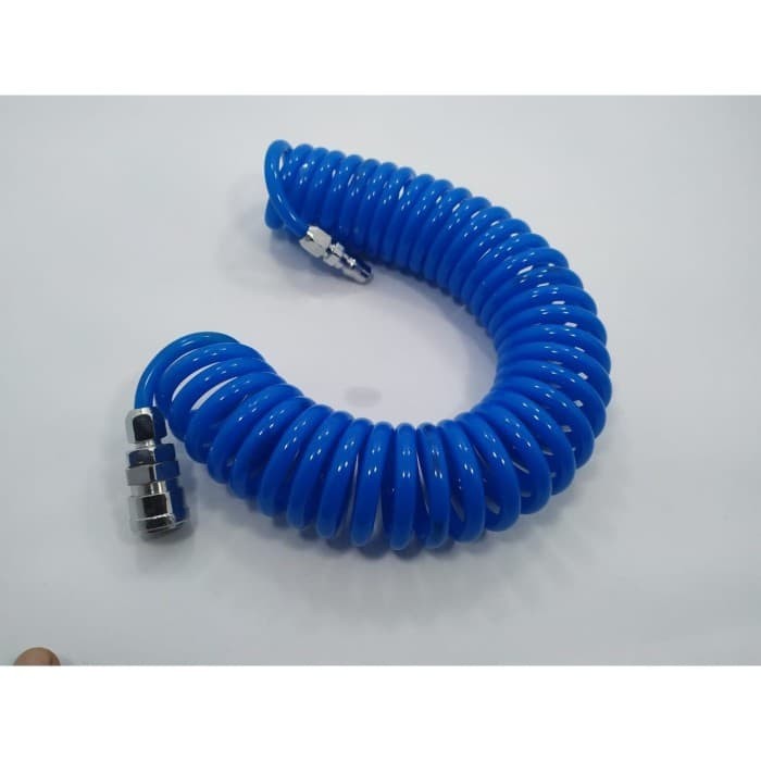 Selang Kompresor 6meter Selang Recoil Recoil Hose Plus Coupler Nepel