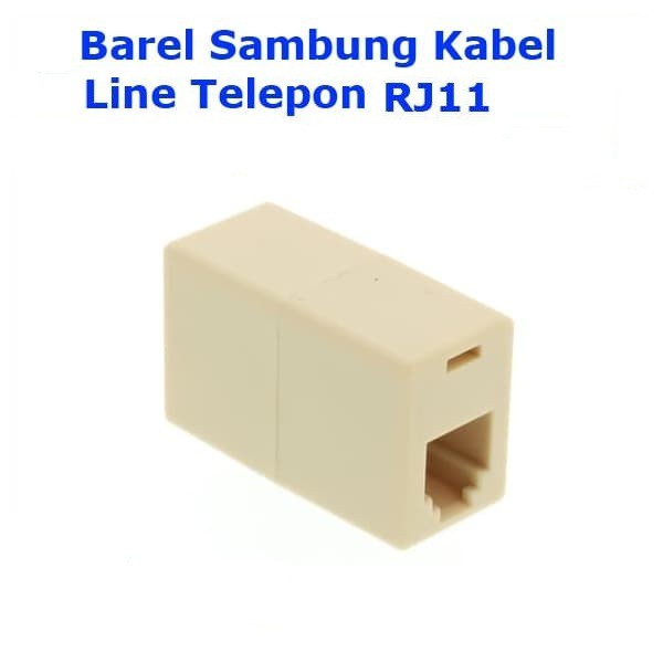 Barel RJ11 Sambungan Kabel Telepon