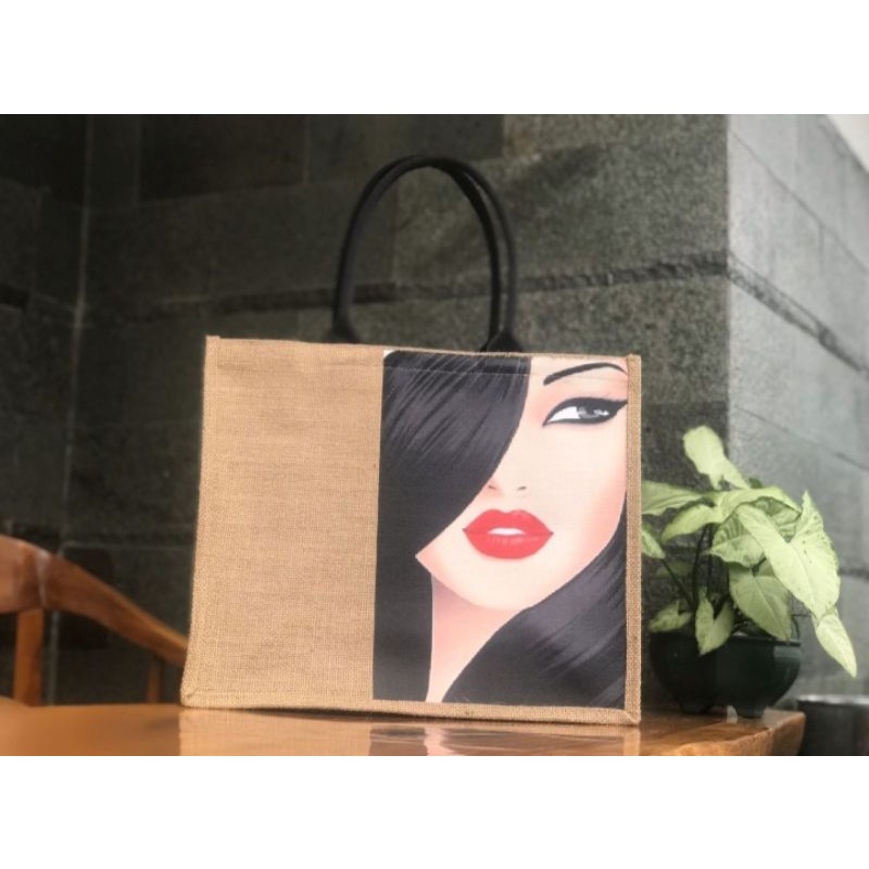 tas tote bag goni laminasi custom