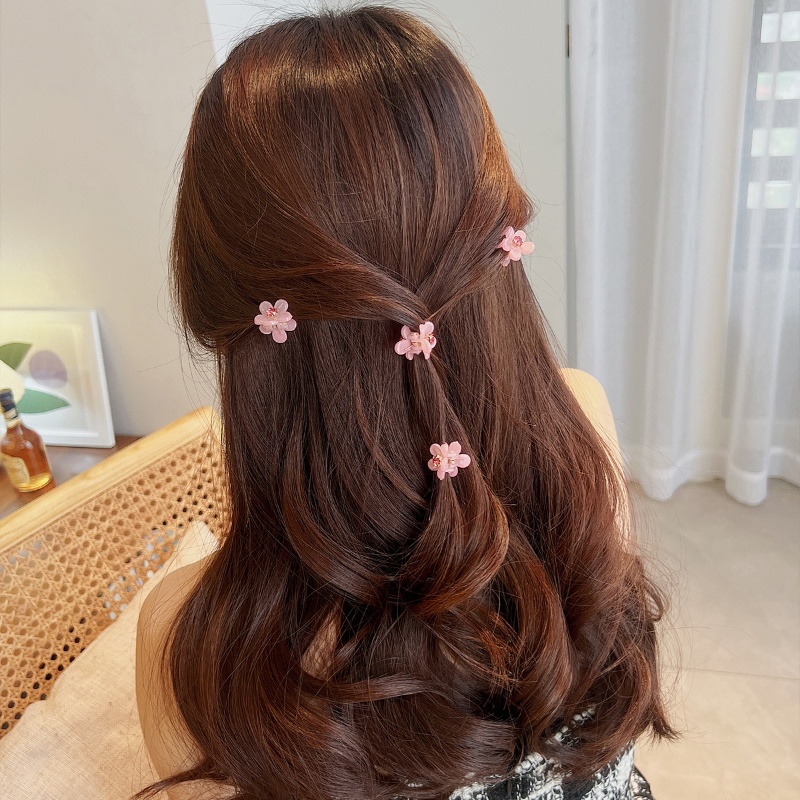 2buah Jepit Rambut Bunga Mutiara Lady's Manis Dan Imut little scratch clip Aksesoris Rambut Korea