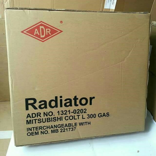 Radiator L300 Bensin Merk ADR Asli, Bahan Kuningan / Tembaga
