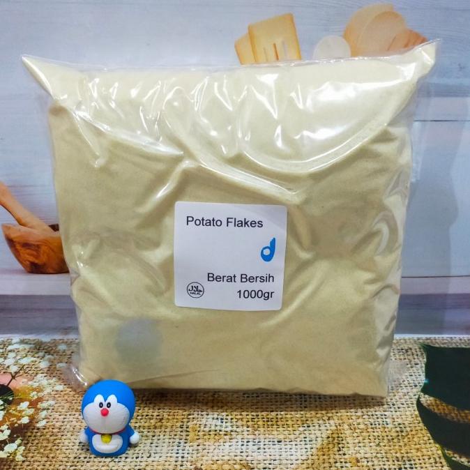

BISA COD Potato Flakes 1 kg Emsland / Tepung Kentang Kasar Cacah 1000 gram