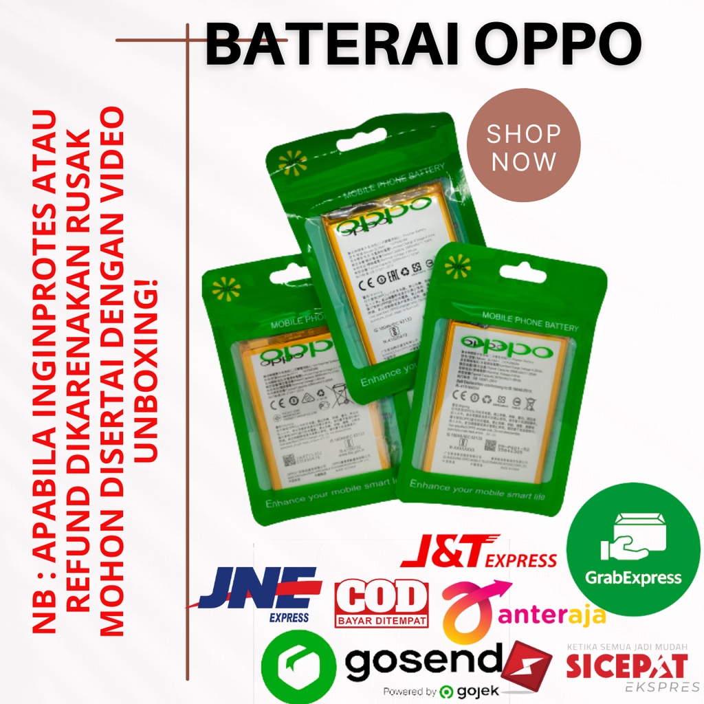 Baterai Oppo BLP673