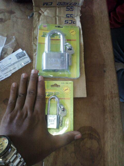 Gembok Putih 30 Mm Leher Panjang Hpp Murah