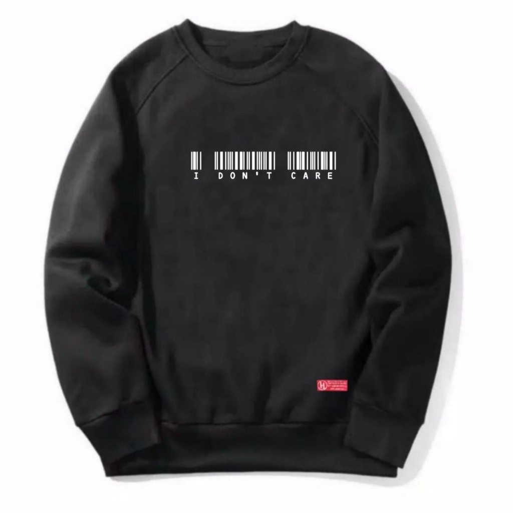 [COD] Crewneck Pria/Eighty Nine Crewneck Black Motif Simpel Pria/Wanita Premium Qualiti