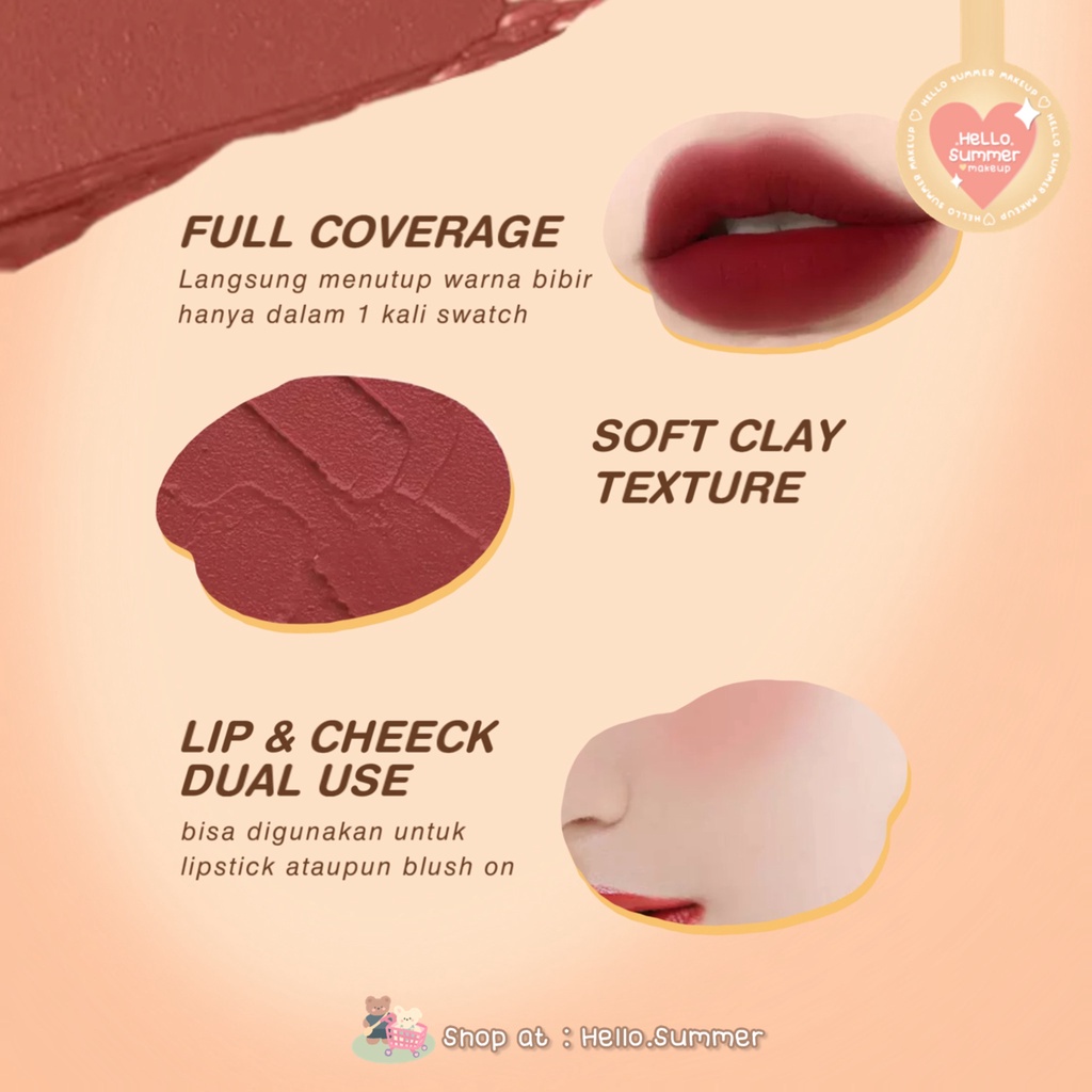 𝐌𝐀𝐓𝐓𝐄 𝐋𝐈𝐏𝐆𝐋𝐎𝐒𝐒 - Tips &amp; Toes Matte Liquid Lipstick Lasting Waterproof Lipgloss Lipcream