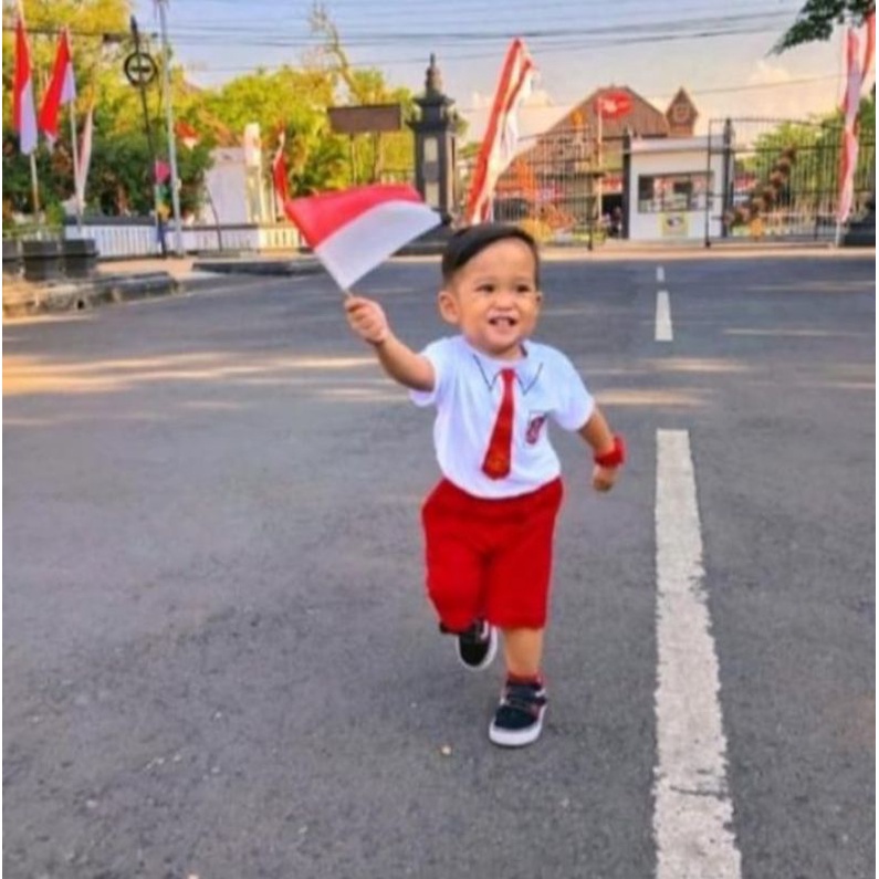 [COD] Setelan seragam anak laki laki Setelan Anak SD Setelan Anak kostum baju bayi cowok baju seraga