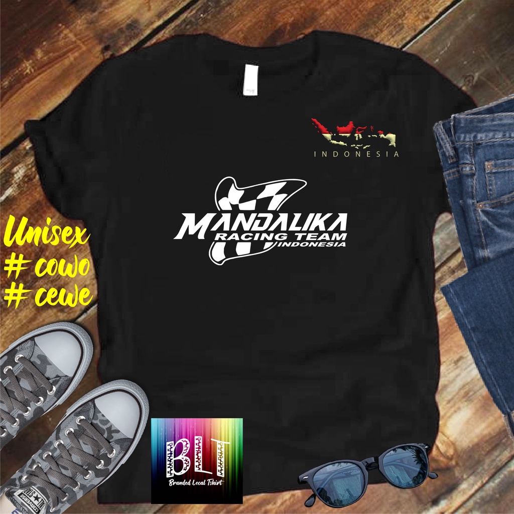 Cod Diskon Promo /Kaos Mandalika Racing Team Indonesia sirkuit mandalika lombok sirkuit internasional/KAOS EKSPRESI/KAOS HITS/KAOS BANDUNG/KAOS MURAH/KAOS DISTRO