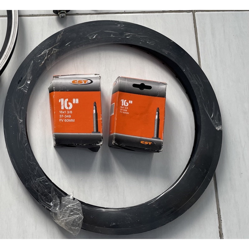 Rims silverock 28H dan ban dalam sepeda maxxis 16 349