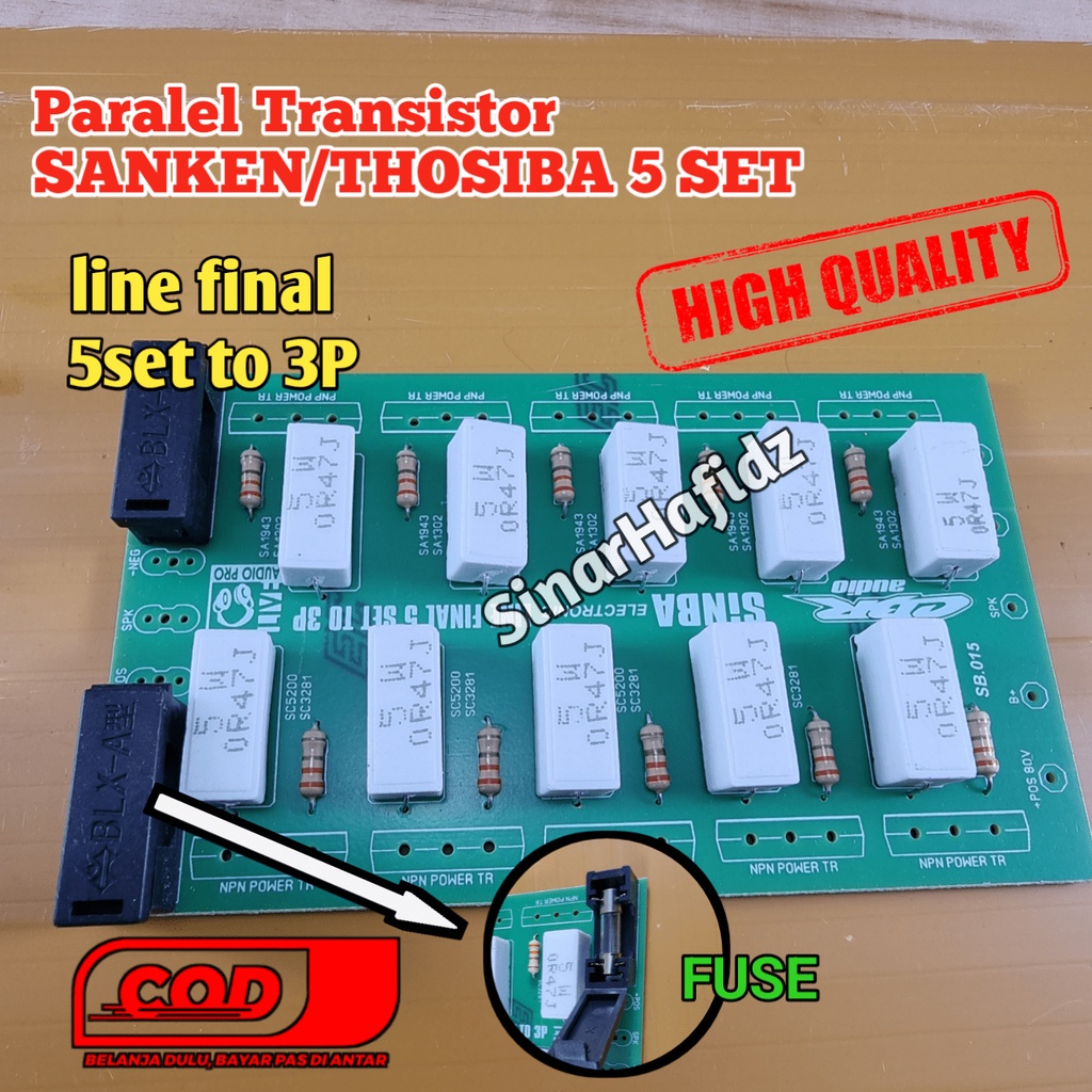 KIT PCB paralel Toshiba 5set