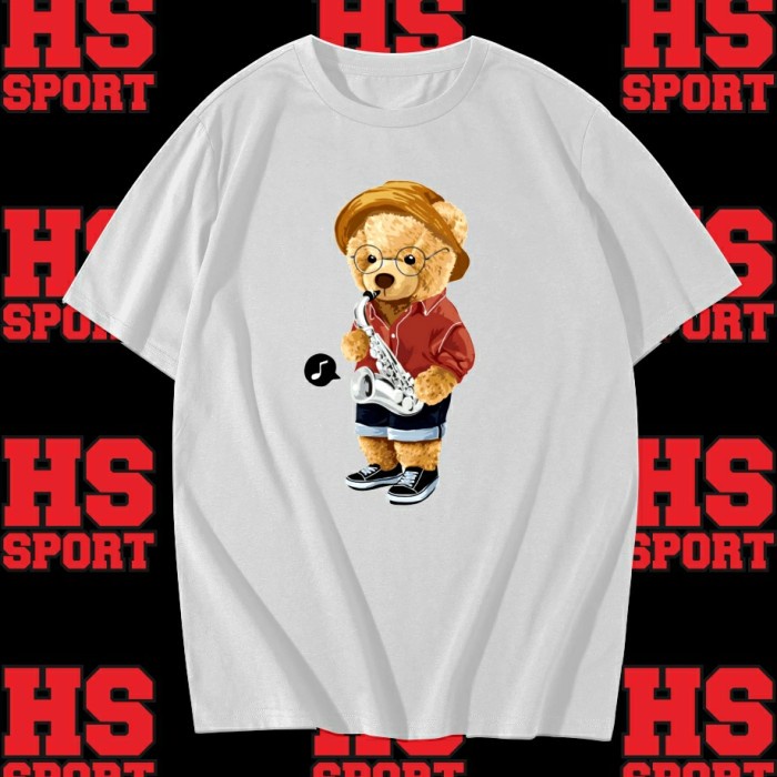 KAOS BEAR - BAJU BERUANG - TSHIRT BEAR - BAJU BEAR MAIN TEROMPET