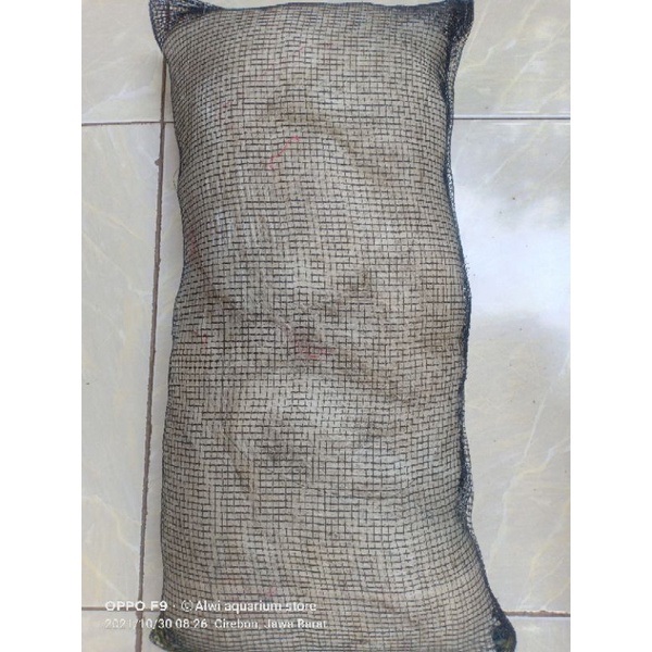 media filter jaring nelayan sudah terbungkus waring ukuran 30 x 50 cm