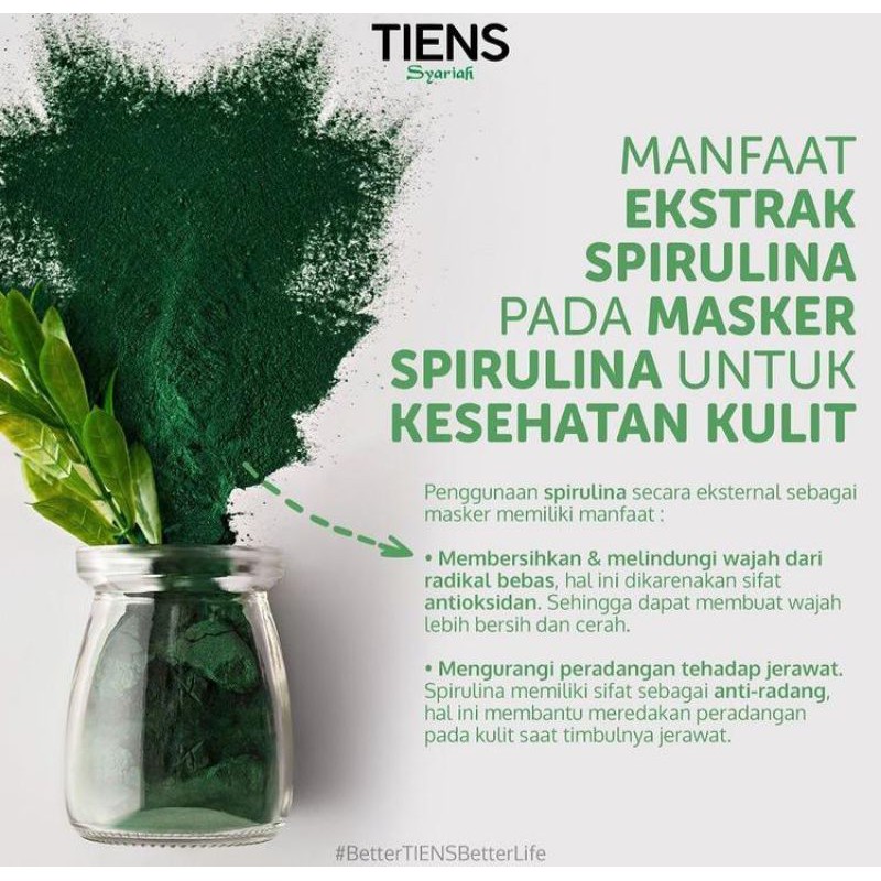 Spirulina spirulina spakare mask