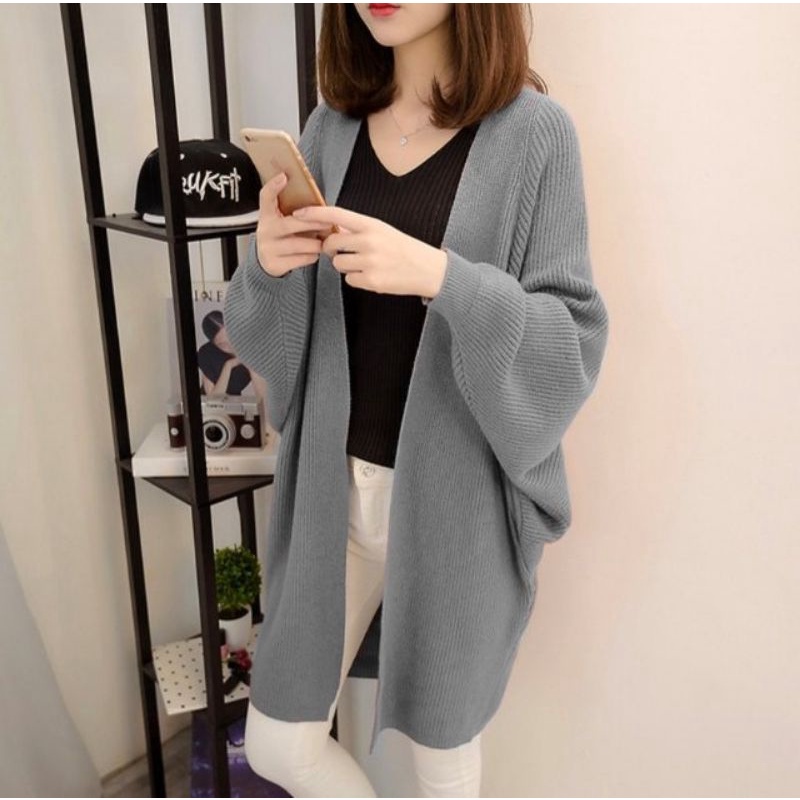 MDLV ~ CARDI LARISSA RAJUT // CARDIGAN RAJUT LENGAN PANJANG // FASHION WANITA