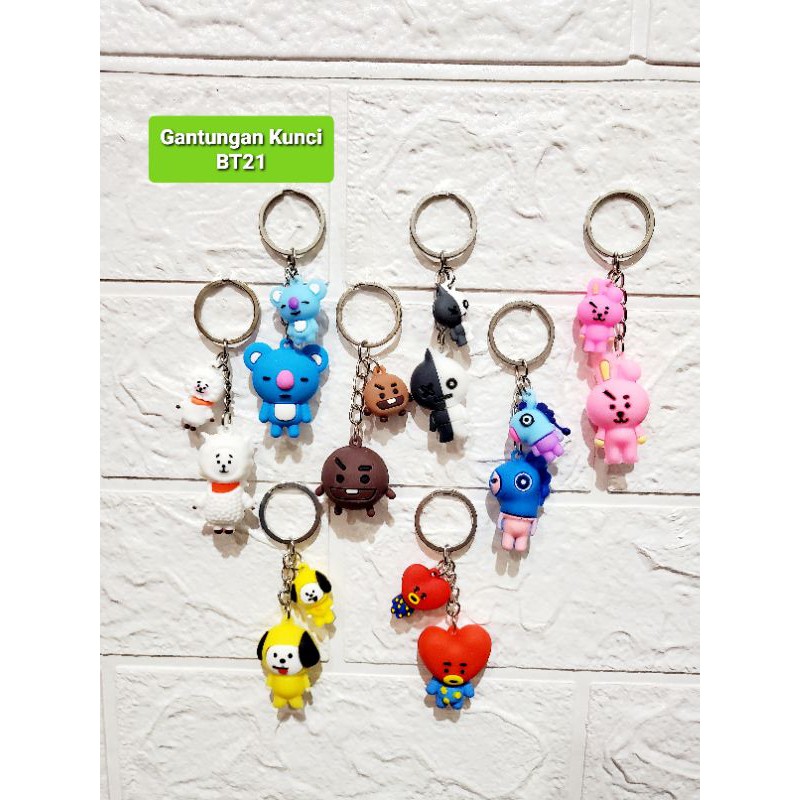 Key Chain / Gantungan Kunci Karakter BT21