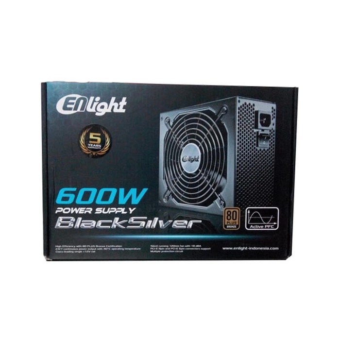 Enlight En-600 600w 80 Plus Bronze - Power Supply