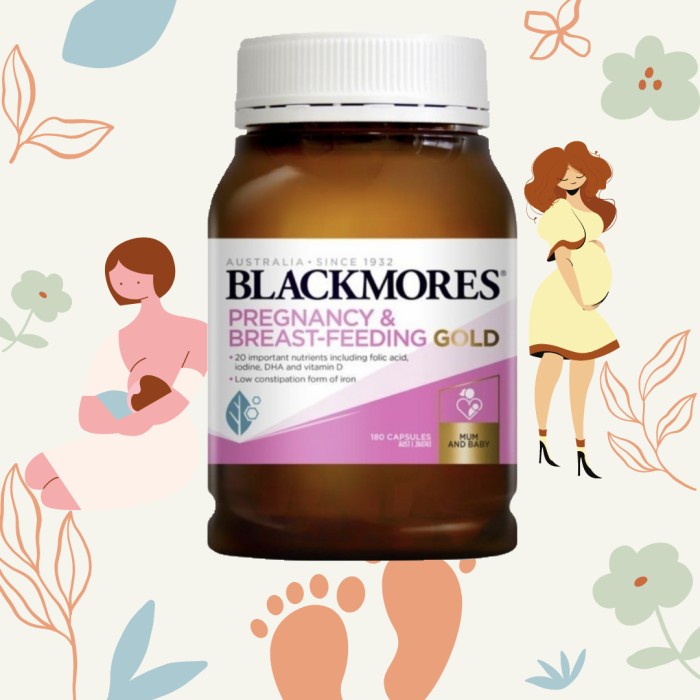 Ibu Hamil - Pregnancy And Breastfeeding Blackmores Vitamin Ibu Hamil Menyusui