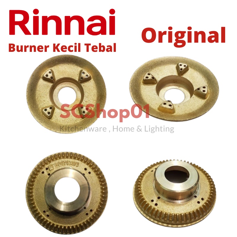 Jual Burner Tebal Model Rinnai Kecil Kiri Spare Part Kompor Gas Ori