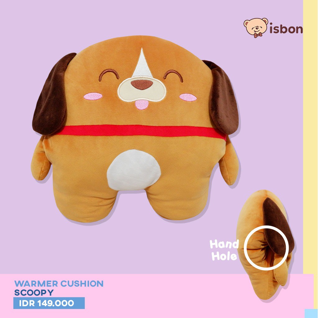 Boneka penghangat tangan warmer cushion untuk cuaca dingin-istana boneka