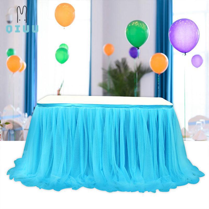 Taplak Meja dengan Bahan Kain Warna Biru dan Bergaya Taplak Meja dengan Bahan Kain Warna Biru dan Bergaya
