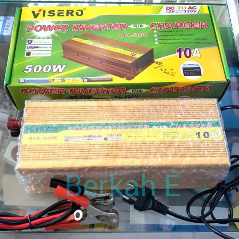 Power Inverter plus charger Visero 500Watt 10A