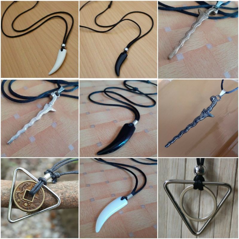 KALUNG TALI LIONTIN KALUNG PRIA WANITA/ AKSESORIS COWOK / KALUNG COWOK / KALUNG TALI / BANDUL