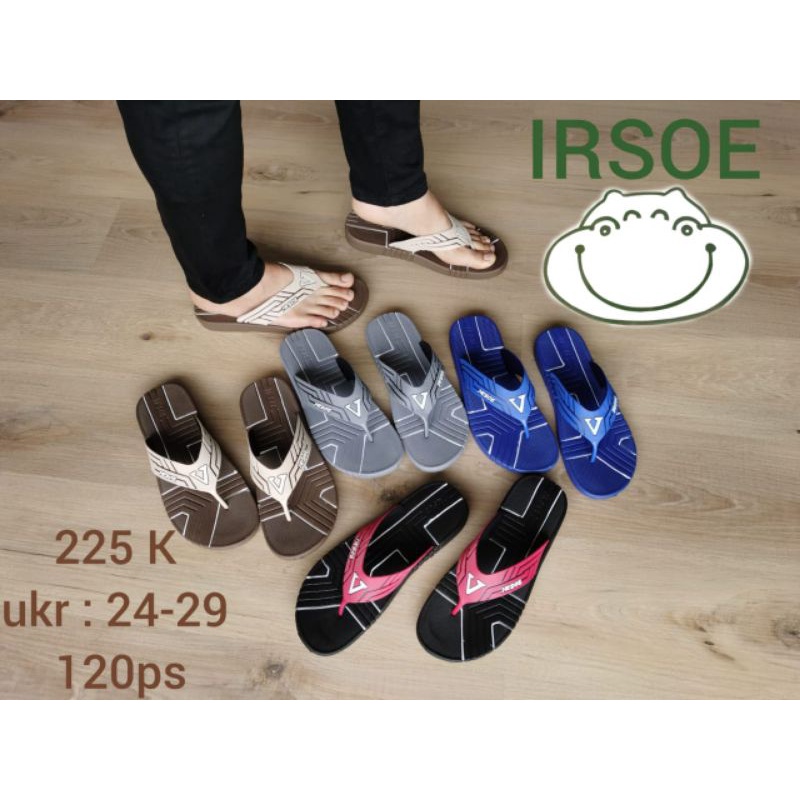 sendal jepit anak laki laki karet merk irsoe