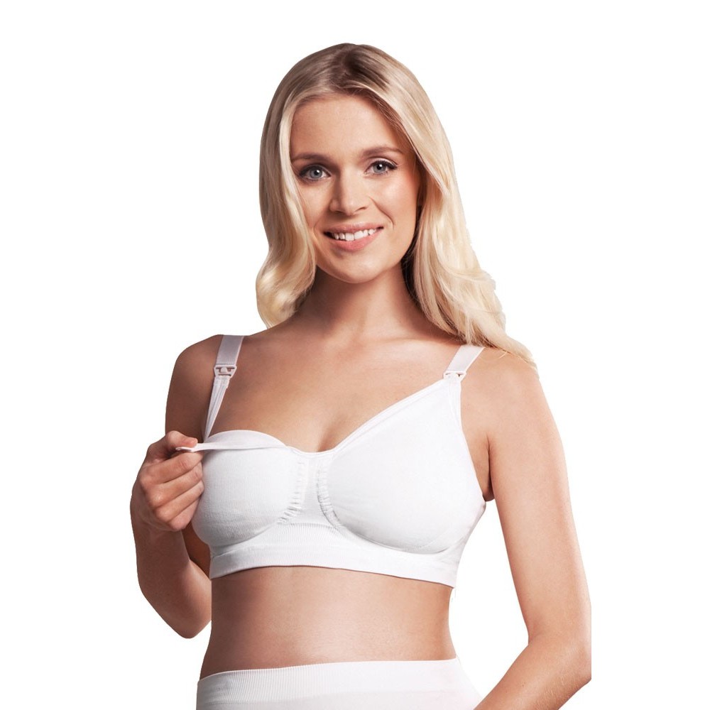 Carriwell Seamless GelWire Nursing Bra White S M L XL