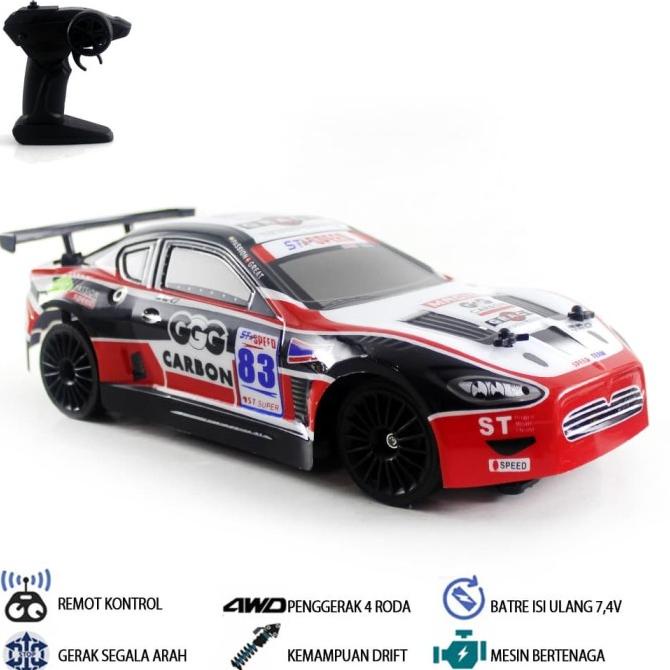 Mainan Mobil Remot Kontrol RC Drift Superfast Turbo