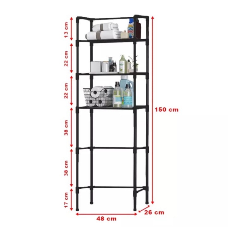 COD Rak Serbaguna rak sabun Rak Toilet Organizer Minimalis Rak Kamar Mandi Serbaguna Rak Sabun Rak Toilet Rak Wc Rak Handuk Sabun Rak Kloset Mtj 2 Rak kamar mandi