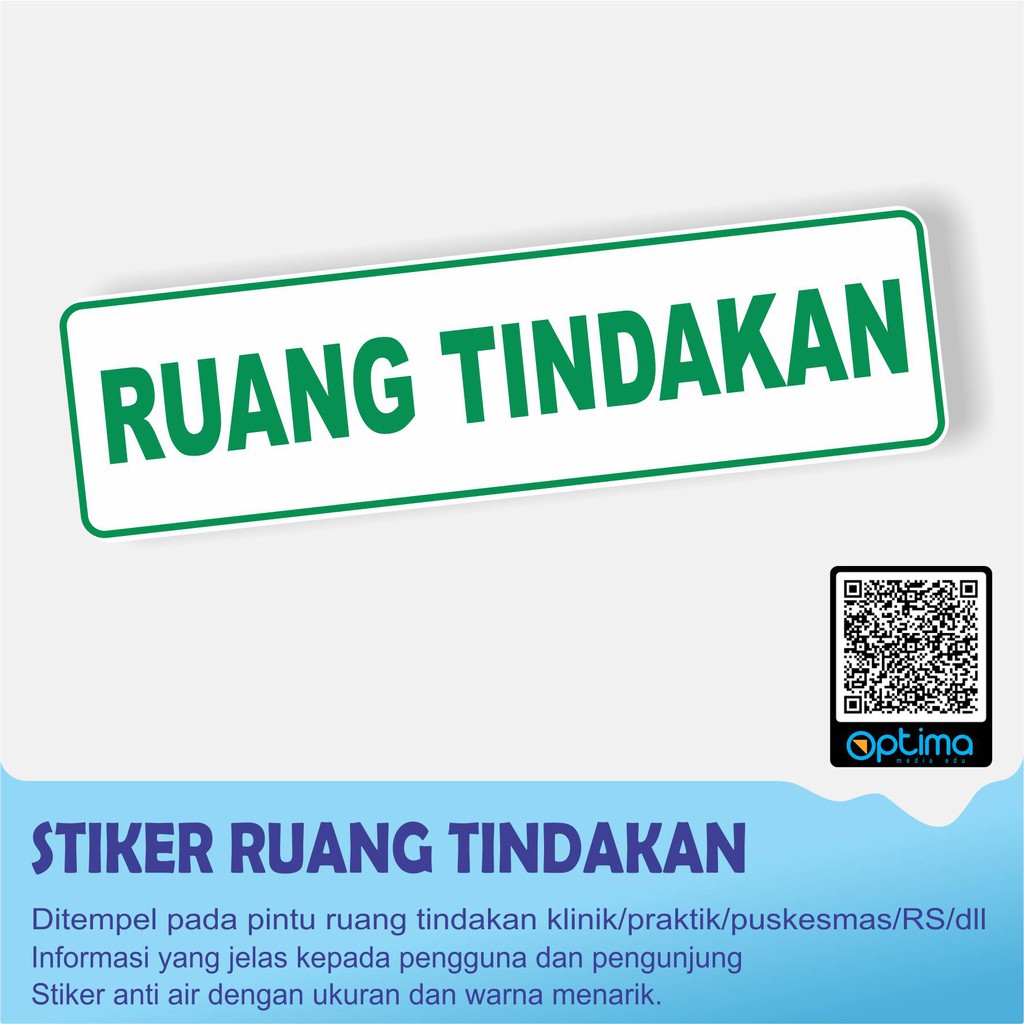 Jual STIKER RUANG TINDAKAN | Shopee Indonesia