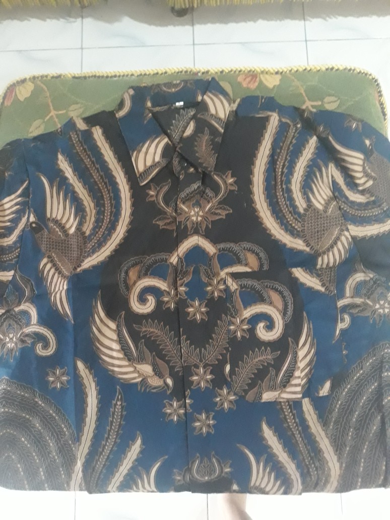 Size M L Xl Xxl Bswart Batik Hrb026 Kenongo Hem Pendek Padi Pekalongan M L Xl Batik Pria Murahl